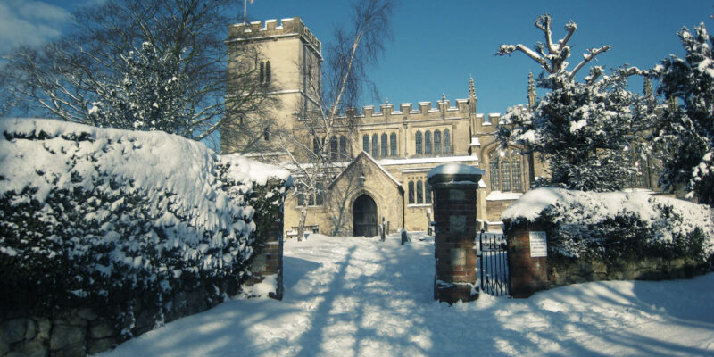 Snowy Church